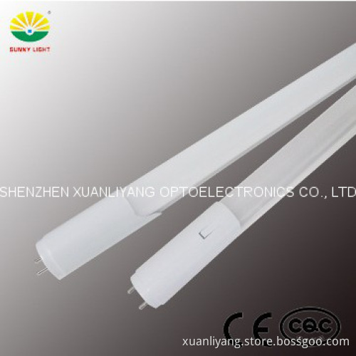 All plastic LED tube SMD 2835 with 240 beam angle T8 9W 0.6m CR